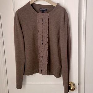 Banana Republic Extra Fine Italian Wool Cardigan Sweater